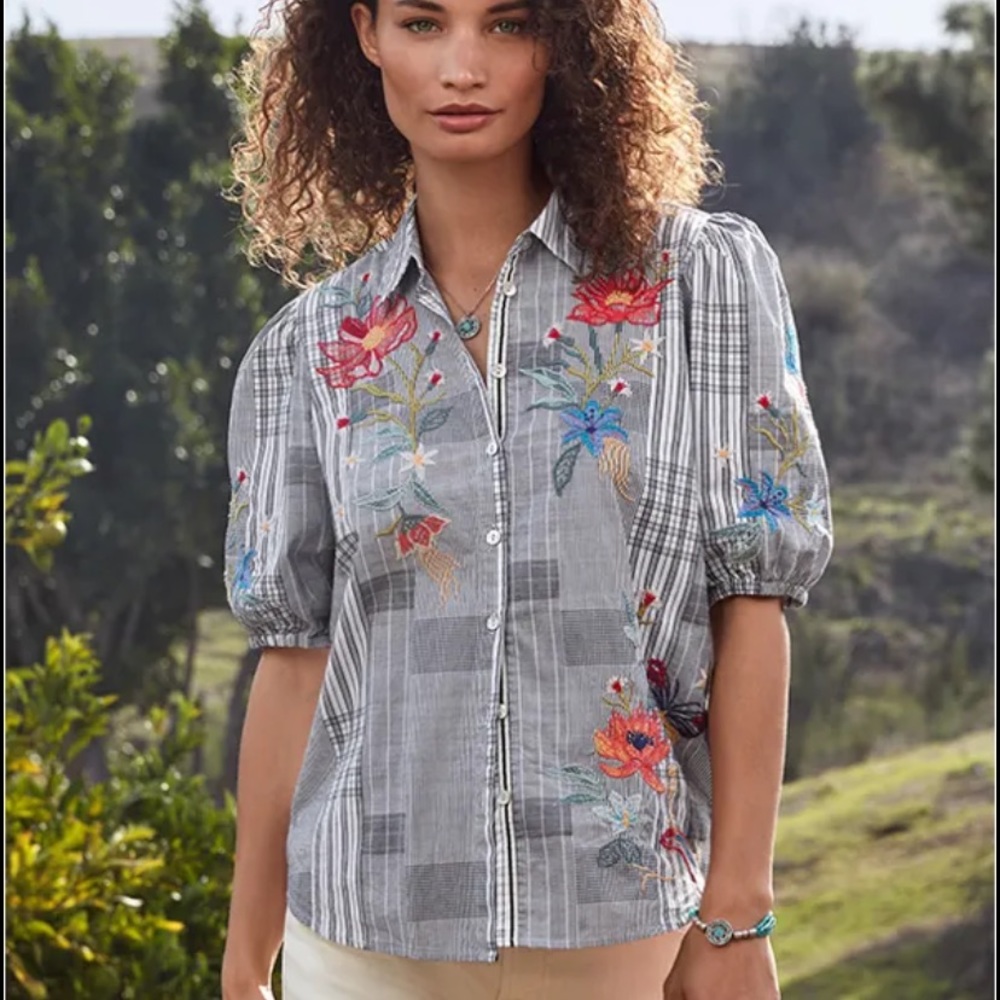 NWT Johnny Was Jordan Lisbon Shirt